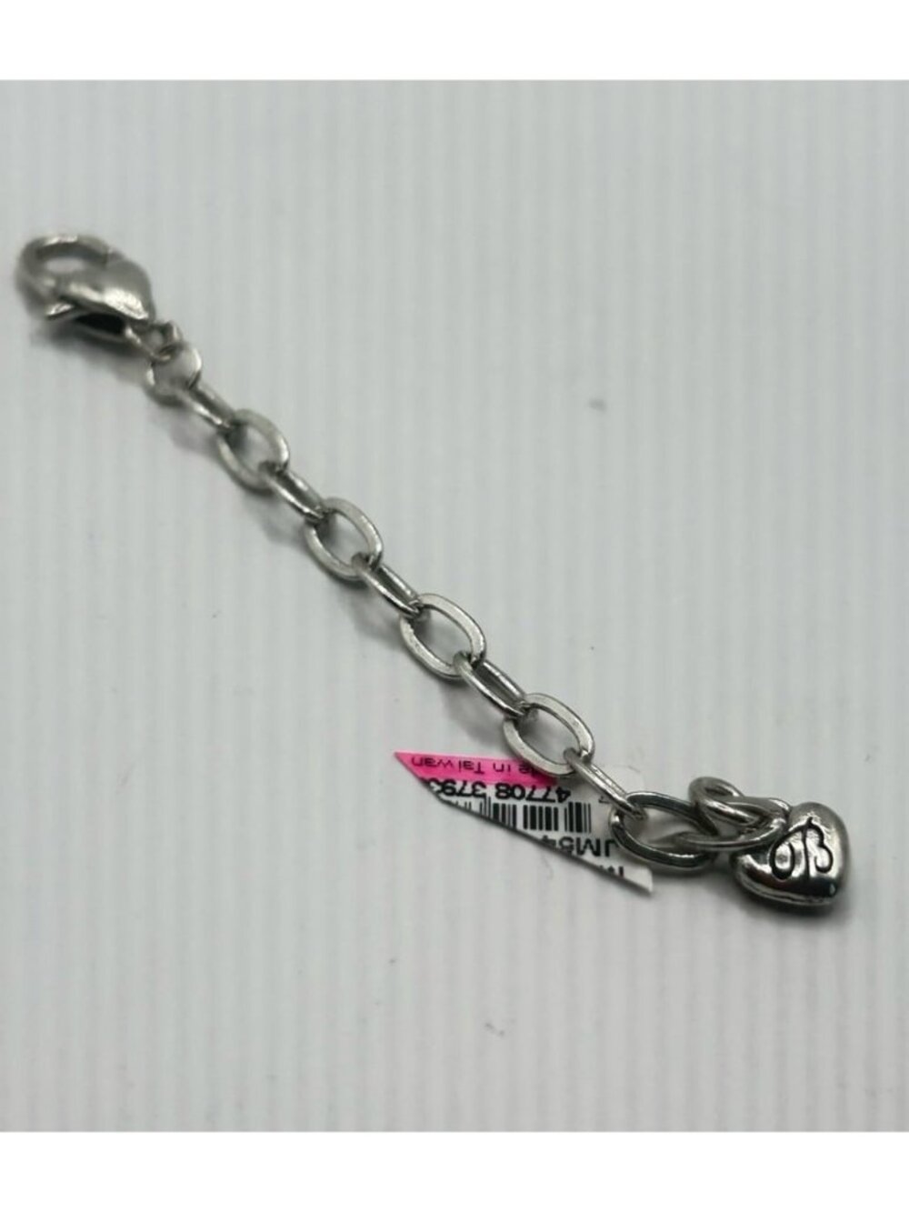Brighotn 3" silver custom extender  NWOT  #33